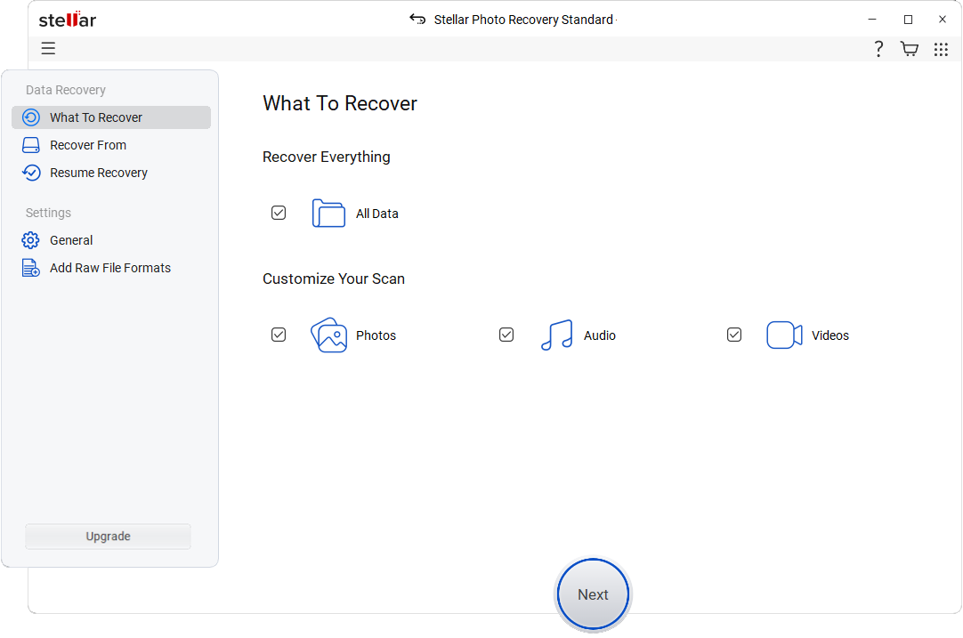 Select File Type