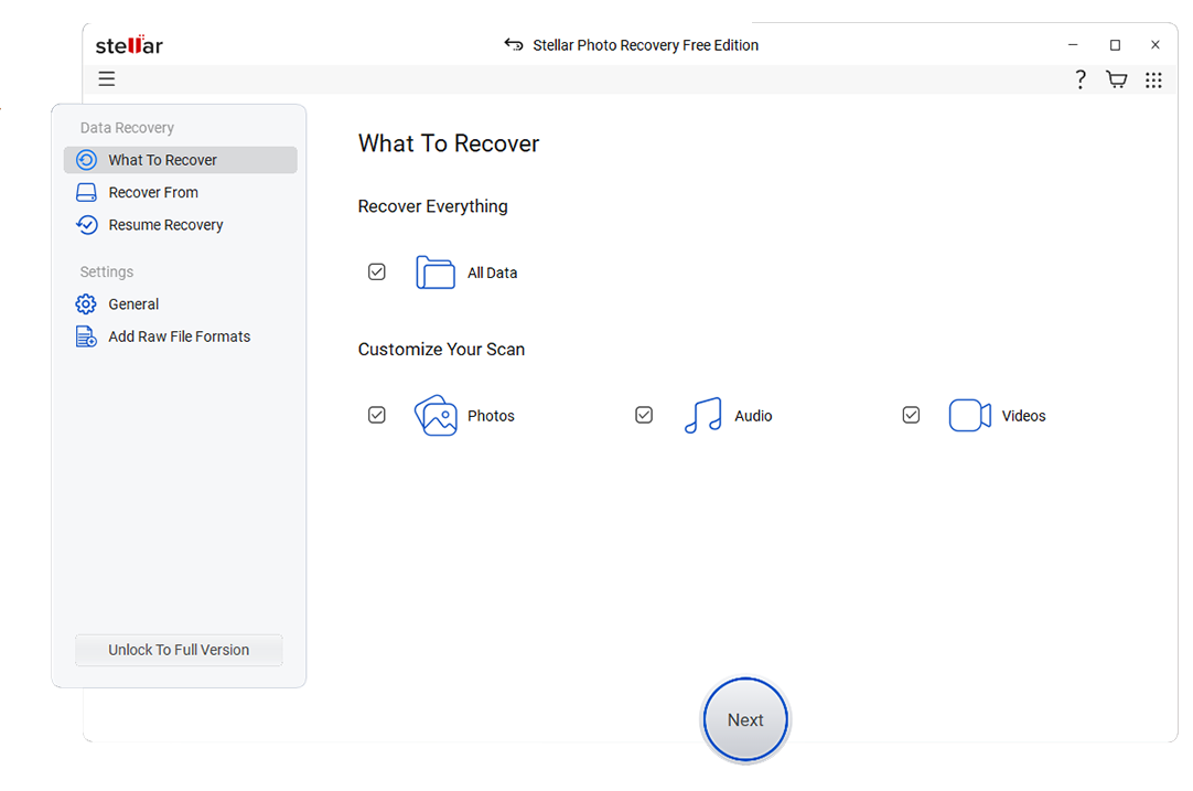 Select File Type